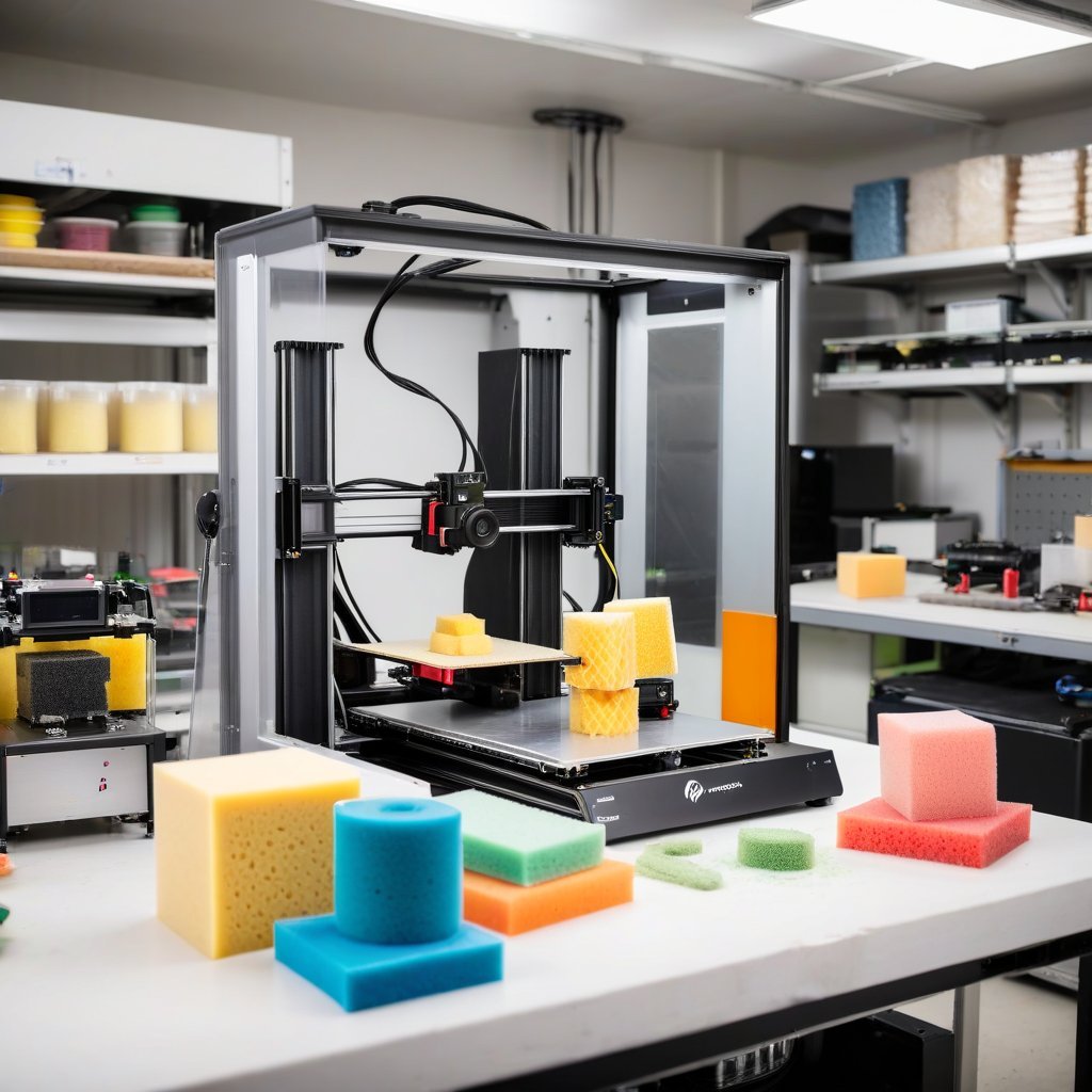 Como a Impressão 3D Está Transformando a Indústria de Esponjas