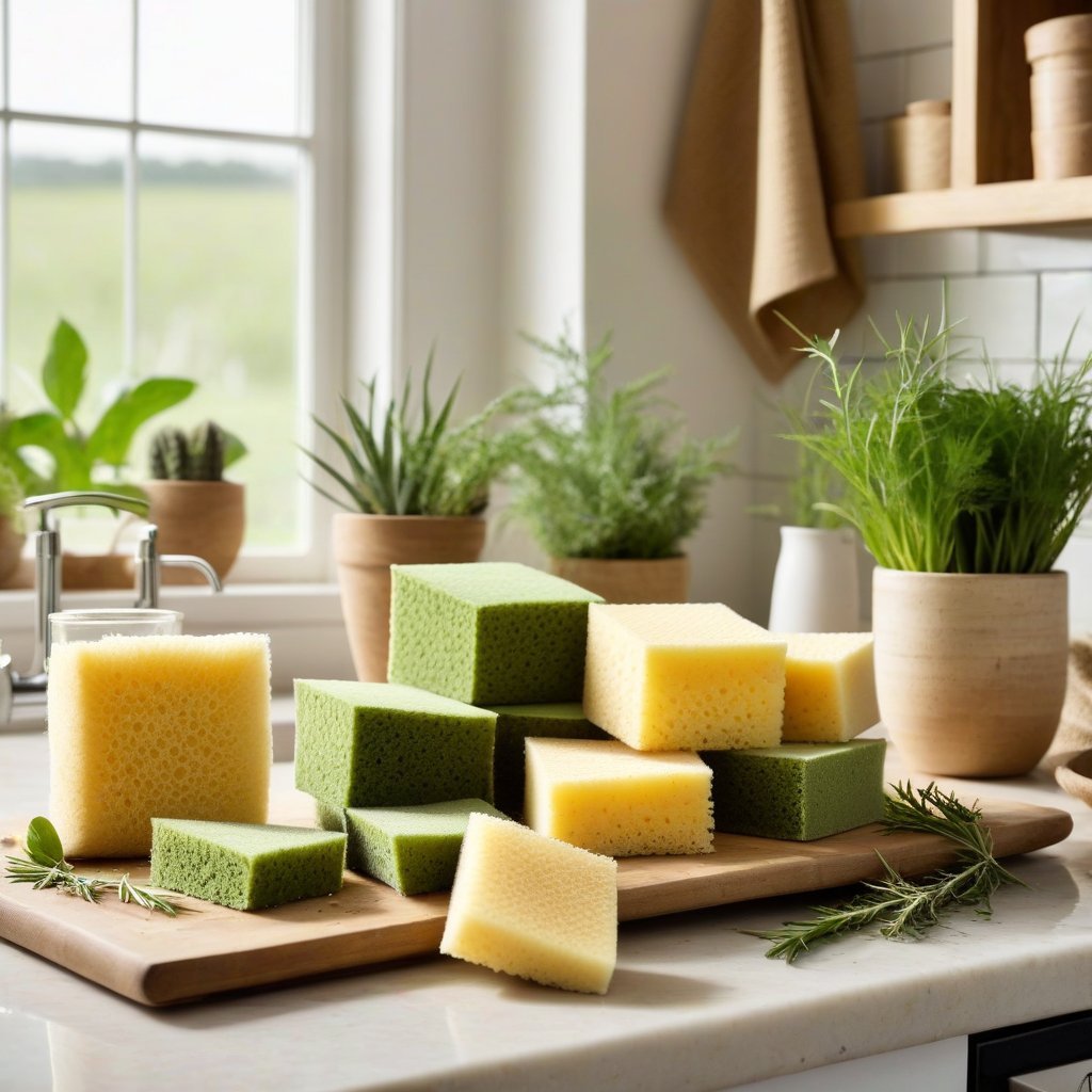 Inovações em Materiais para Produção de Esponjas Ecológicas
